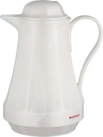Rotpunkt 430 Thermos, 1 Liter, Glass Inner Container, Plastic Outer Body - Glossy White product image 2