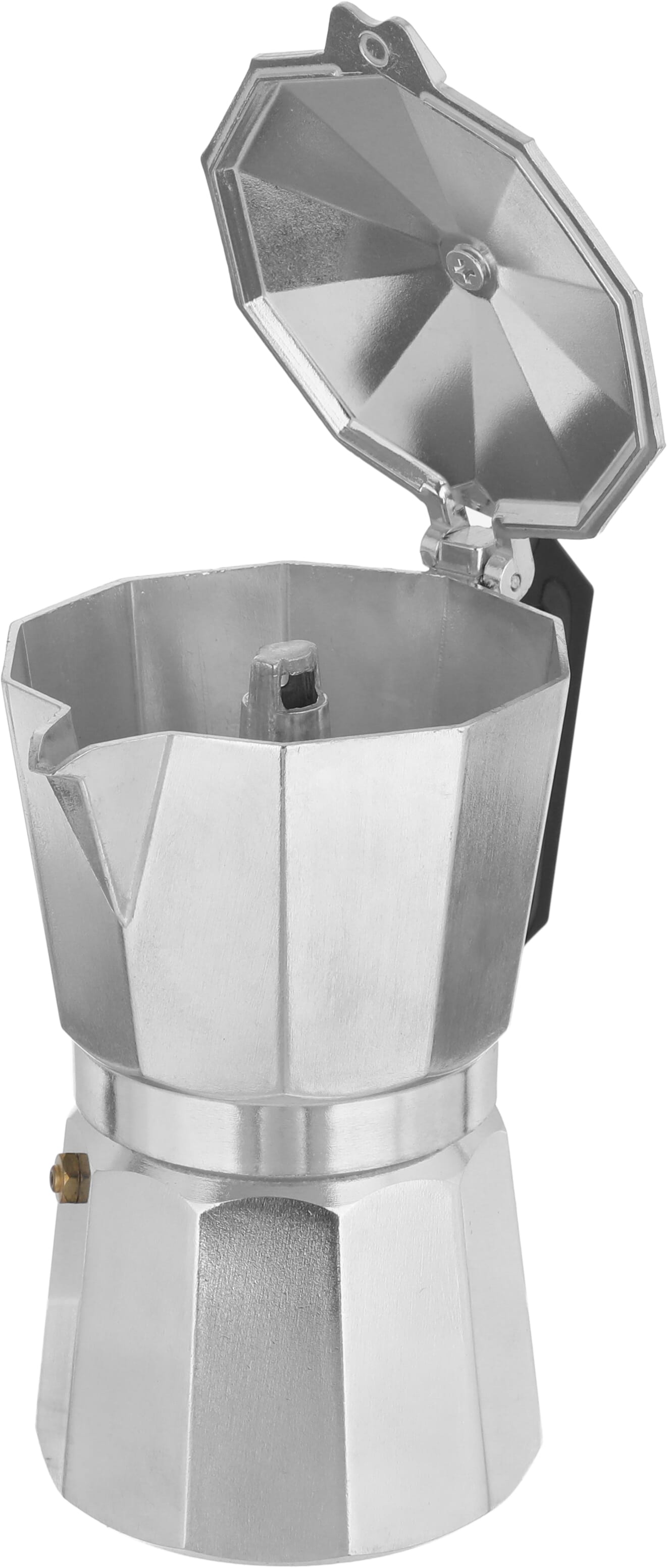 صانعة قهوة اسبريسو ألمونيوم السيف غاليري، 12 كوب، 1200 مللي - فضي product image 3