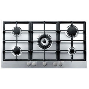 موقد غاز سطحي أريستون، 5شعلات، 51 × 90.9 × 3.3 سم، PK951TGHSA - فضي product image 1
