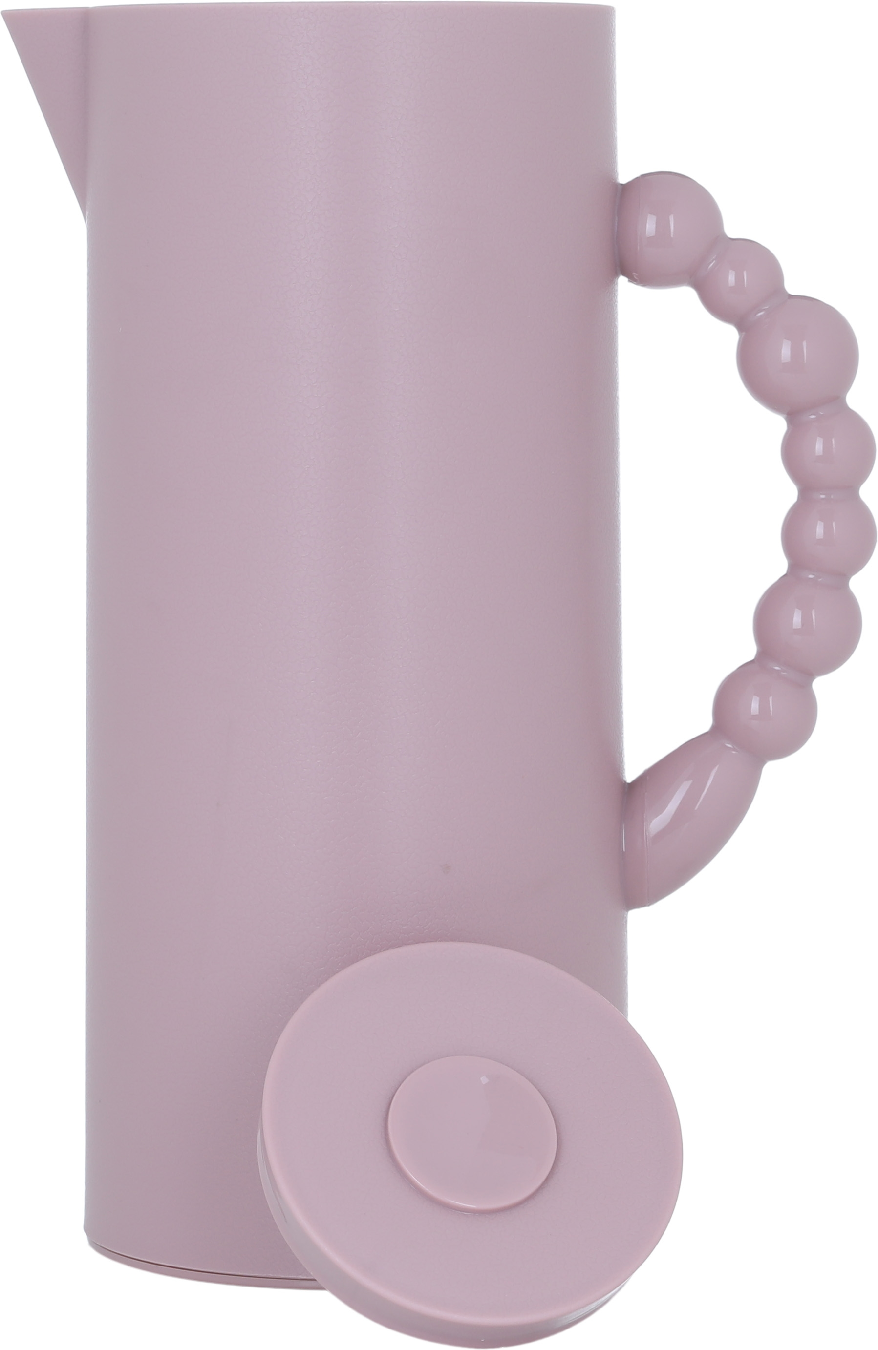 Al Saif Gallery Royal 7 glass thermos, 1 liter, glass inner container, plastic outer shell - pink product image 3
