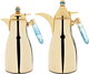 طقم ترامس استيل السيف غاليري(ميمونة)،1 لتر، 2 حبة - ذهبي product image 1