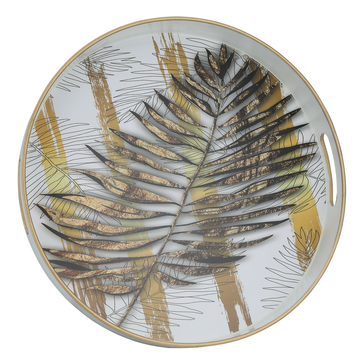 Al Saif Gallery Fabric Round Serving Topper, 33 x 33 x 4.3 cm - Multi-Colour product image