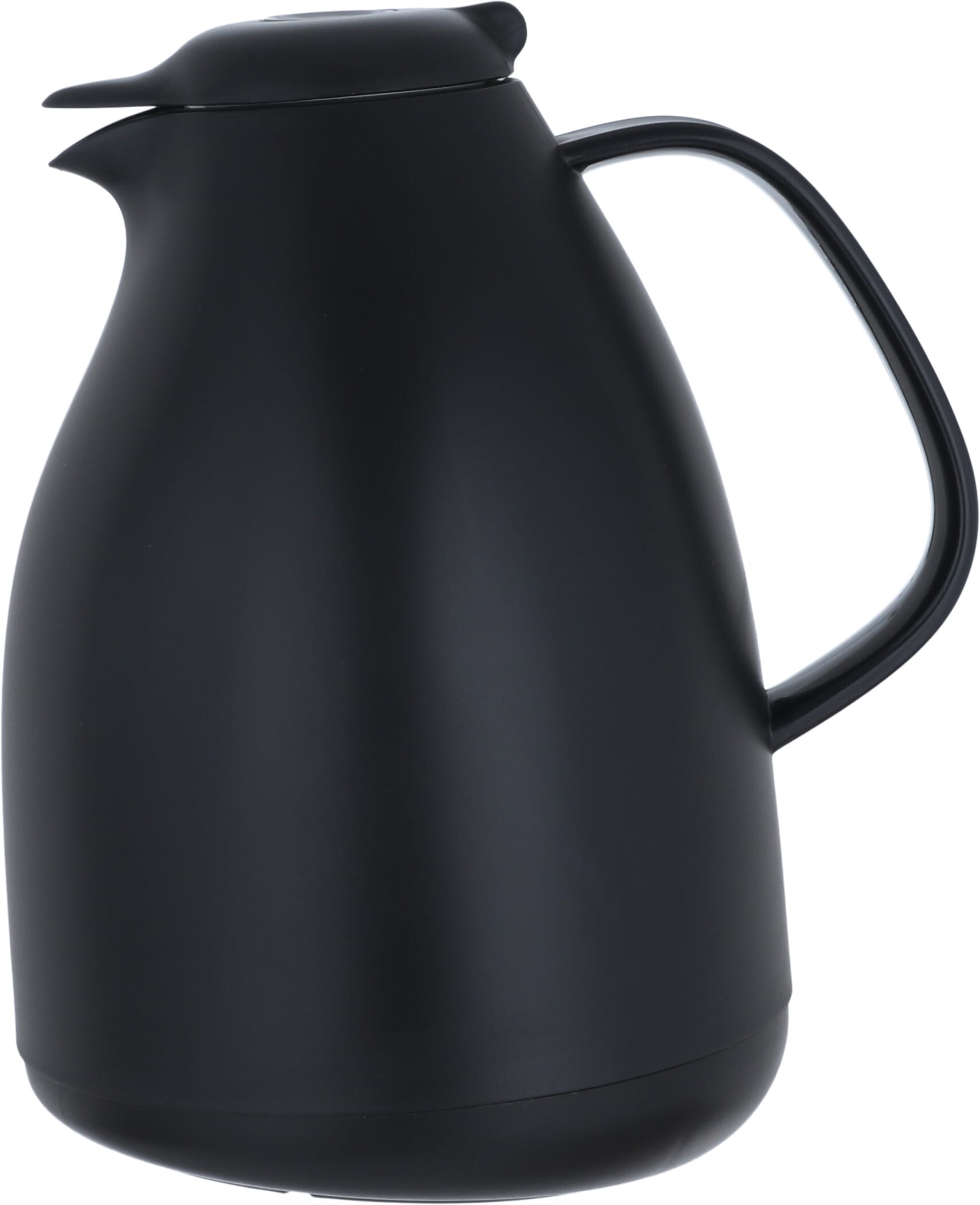 Elegance Penguin Thermos, 1 liter, glass inner container, plastic outer shell - black product image