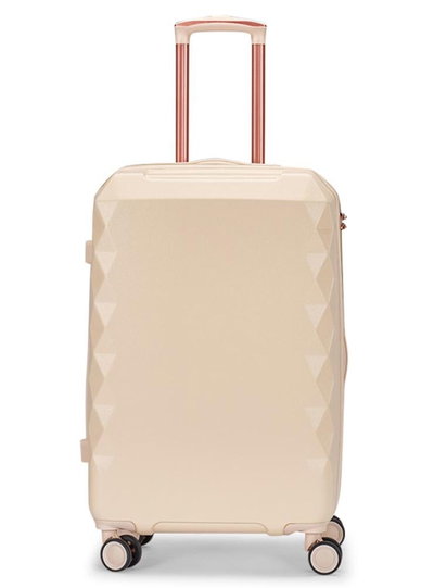 طقم شنط سفر ABS ليمرا، 4 مقاسات، 4 عجلات، WM-227 - بيج product image 6