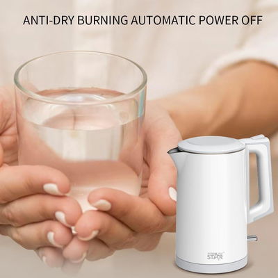 غلاية كهربائية ستانلس ستيل ويننج ستار، 1.7 لتر، 1500 واط، ST-6023 - ابيض product image 4