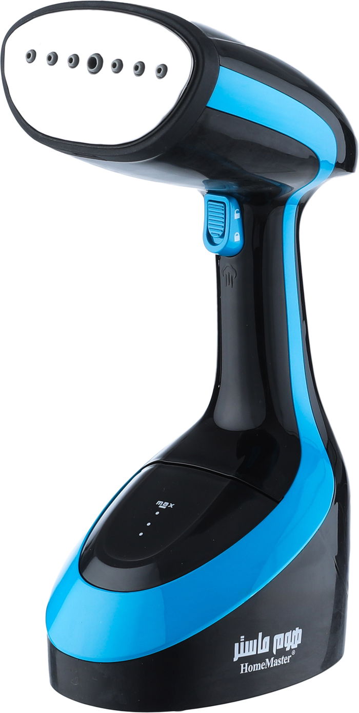 مكواة بخار محمولة هوم ماستر، 1600 واط، 300 مل،HM-730 - اسود ازرق product image 1