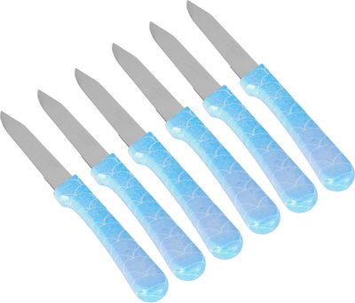 Al Saif Gallery Steel Knife Set, 3.5 Inch, 6 Pieces - Cyan product image 2