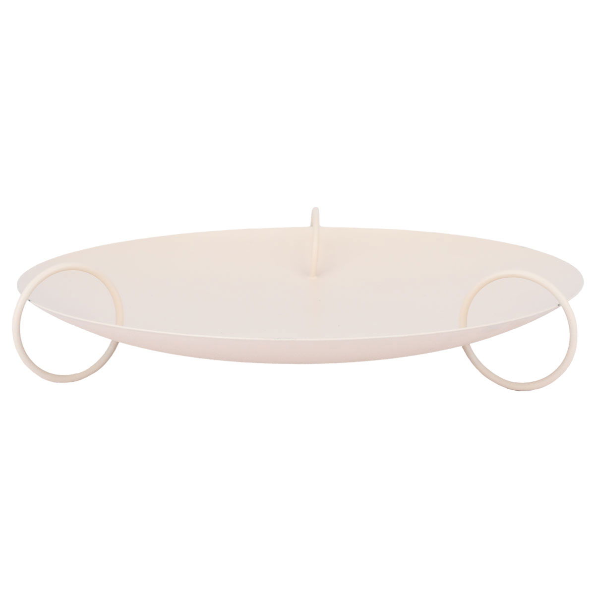 Al Saif Gallery flat iron plated bowl, 4×30×30 cm, round - light beige product image