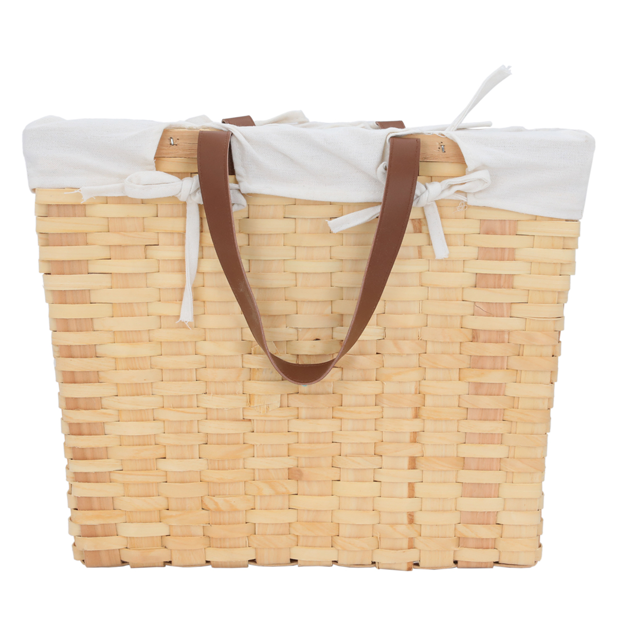 Al Saif Gallery Wicker Basket, Square - Brown product image 1
