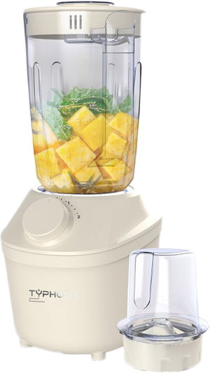 خلاط كهربائي و مطحنة تايفون، 650 واط، 1.8 لتر، TY-02-001 W - ابيض product image