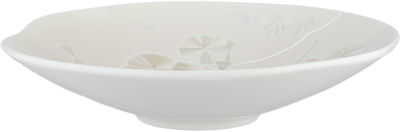 Al Saif Gallery Porcelain Plate, 7.7 inches, Patterned - White and Light Pink product image 2