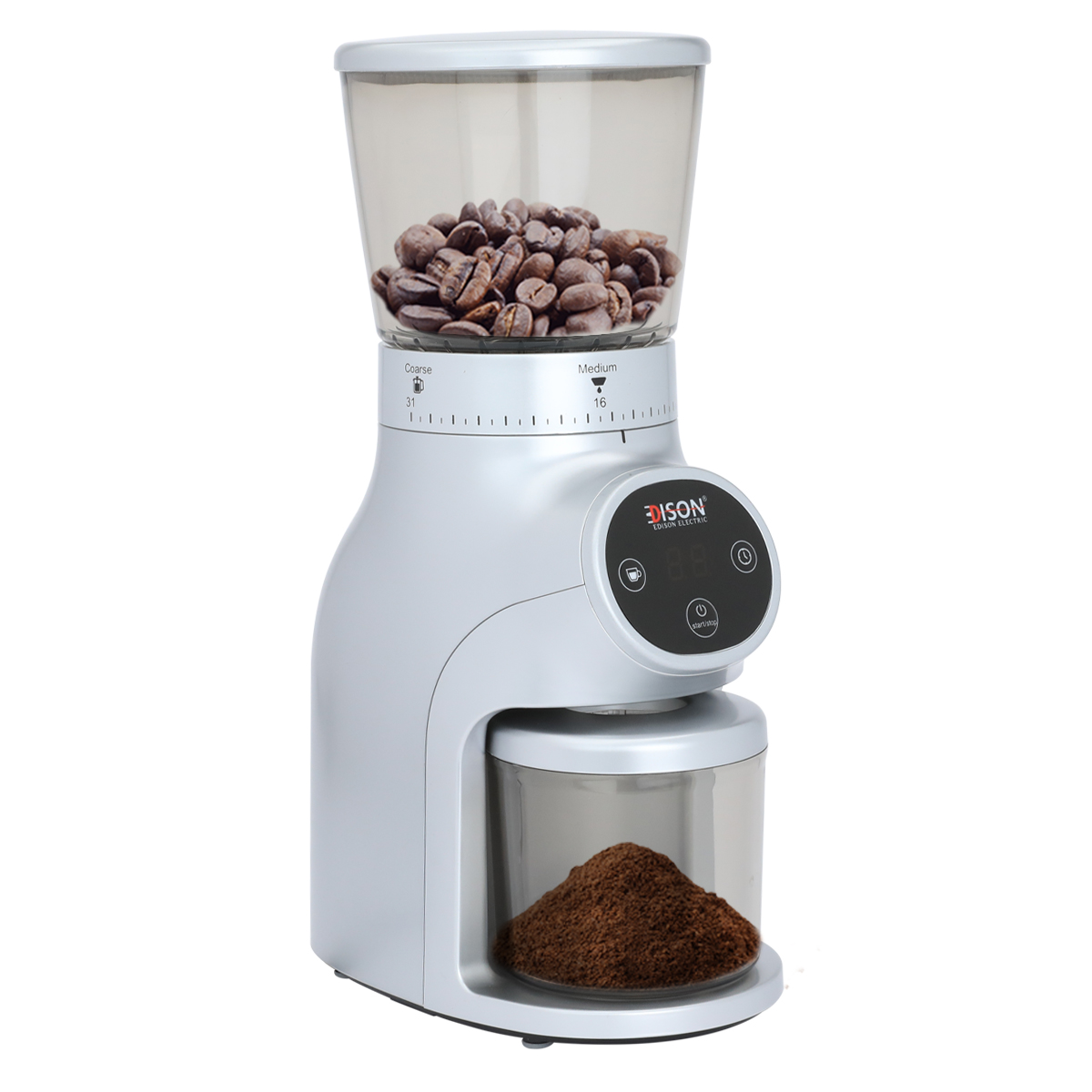 Edison Digital Coffee Grinder, 200W, 275g - Silver product image
