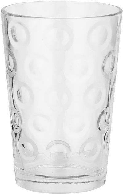 Glass jug set with glass cups, 1.7 liters, 7 pieces, red lid - transparent product image 3