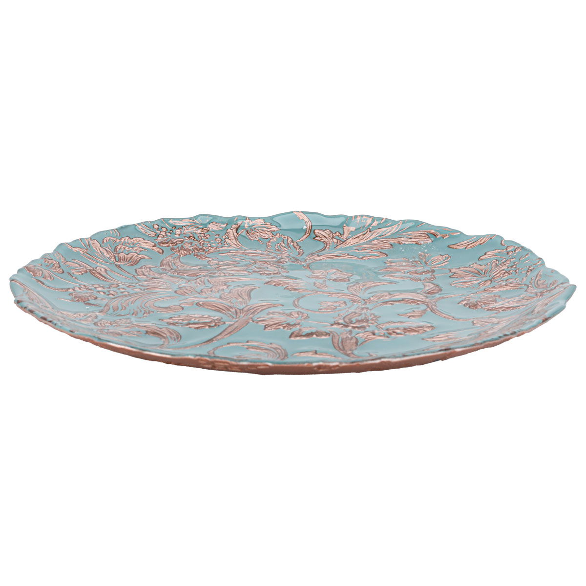 صحن تقديم زجاج السيف غاليري، 28x28x2 سم - تركوازي product image 2