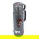 Rotpont glass thermos, 750 ml, plastic outer shell - dark grey product image 2