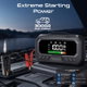 Promate Patrol Pack Alter 4-in-1 Multifunctional Car Jump Starter, Air Compressor, Built-in Power Bank, LED Flashlight, 65W, 150 lb Air Compressor, 7.5", LED Display, 3000 Amp - Black product image 3