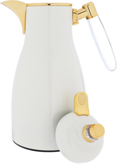 Alsaif Gallery Falwah Thermos Set, 2 Pieces, 1/1 Liter, Glass inner container, Stainless Steel Body - Pearl product image 7