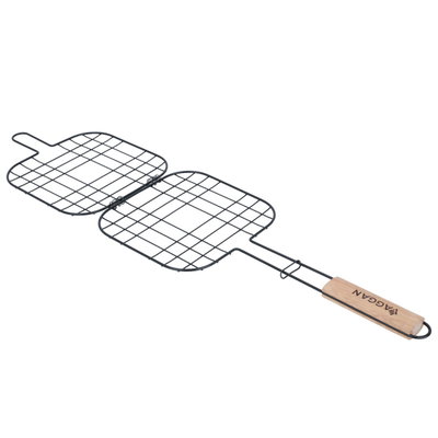 Al Saif Gallery steel grill grate, 21 x 21 cm, square - black product image 3
