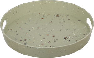 Al Saif Gallery Melamine Serving Tray, 37.8 x 37.8 x 5.4 cm, Round - Light Green product image