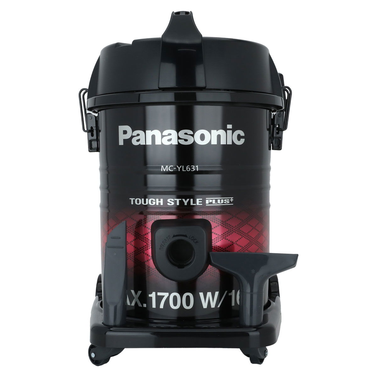 Panasonic Barrel Vacuum Cleaner, 1700 Watt, 16 Liter, Dust Bag - Black product image