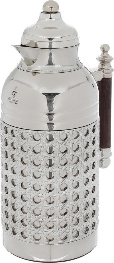 Al Saif Gallery Sarah thermos set, 1 liter, thermal glass inner container, steel outer shell - silver product image 4