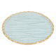 Al Saif Gallery glass plate, 1.6 x 21 cm, round with gold rim, small - transparent product image 1