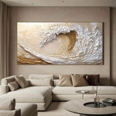 لوحة جدارية كانفس، 150×100 سم، اطار ذهبي - متعدد الالوان product image 3