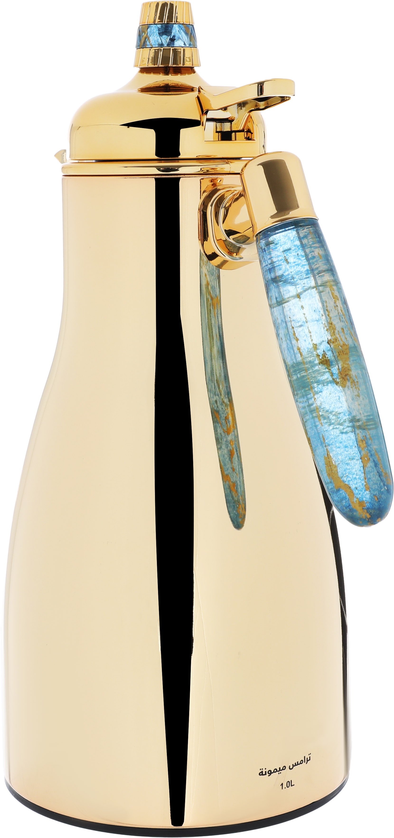 Al Saif Gallery Maimouna Steel thermos Set, 1 Liter, 2 Pieces - Gold product image 5