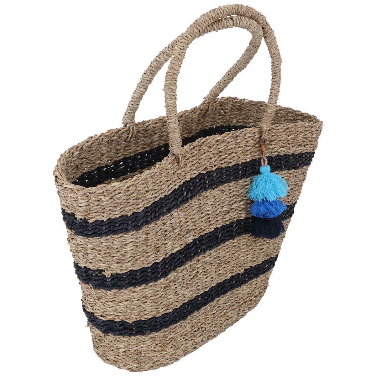 Al Saif Gallery wicker thermos bag, 48 x 32 cm - black brown product image 2
