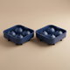 saif so plastic ice cube tray, 12 x 12 x 5 cm, 2 pieces - blue product image 1