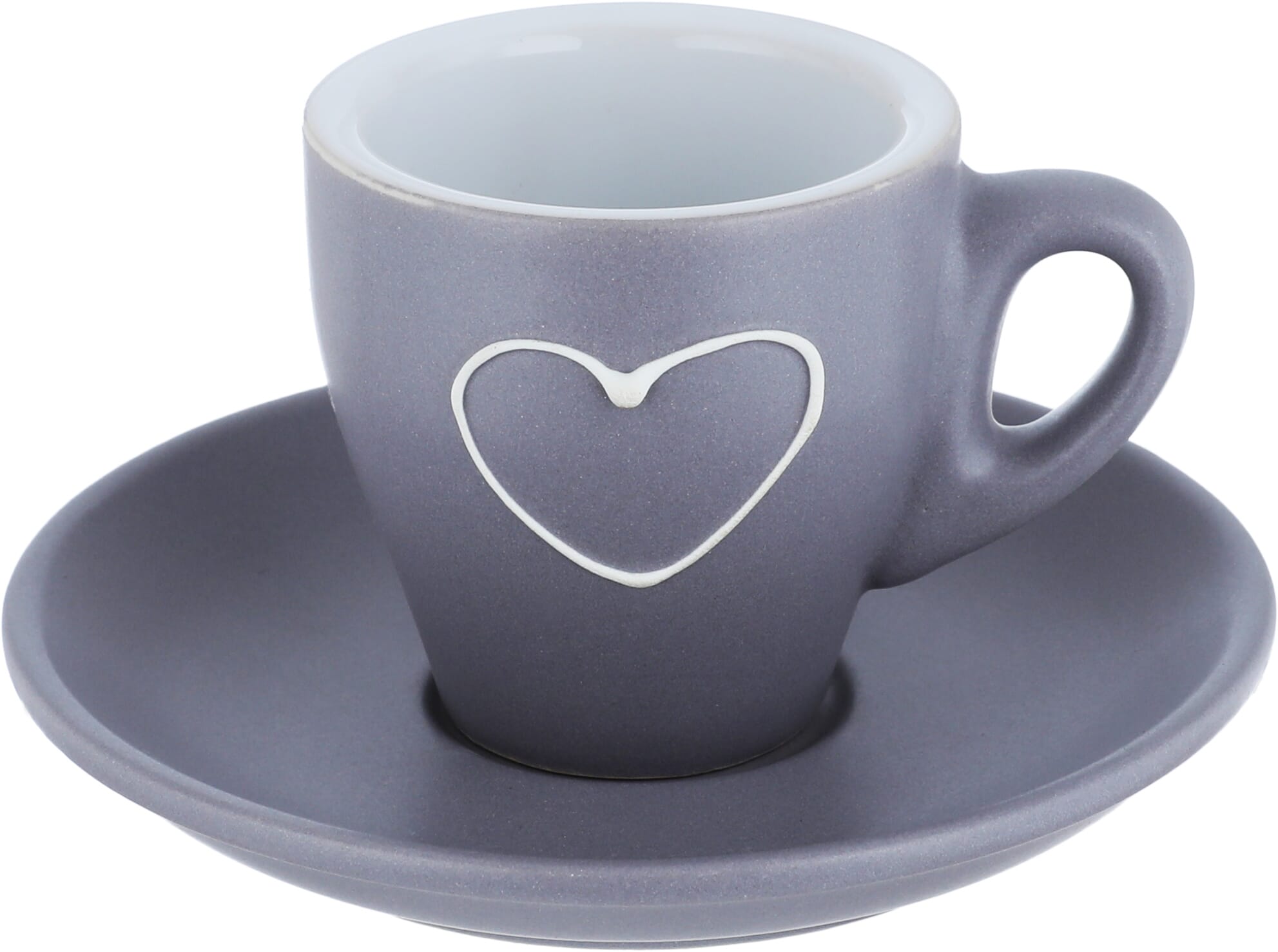 Al Saif Gallery Porcelain Coffee Cup Set, 12 Pieces - Gray product image 2