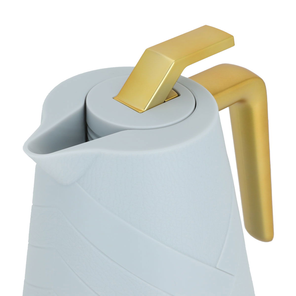 ترمس جلوري، 1 لتر، حافظة داخلية زجاج، هيكل خارجي بلاستيك - أزرق product image 4