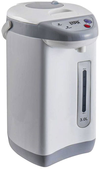 Winning Star ST-6026 Stainless Steel Electric Kettle, 3 Liters, 1800 Watts - White product image 1