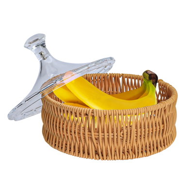 صحن خوص السيف غاليري، دائري، غطاء - بني فاتح product image 3