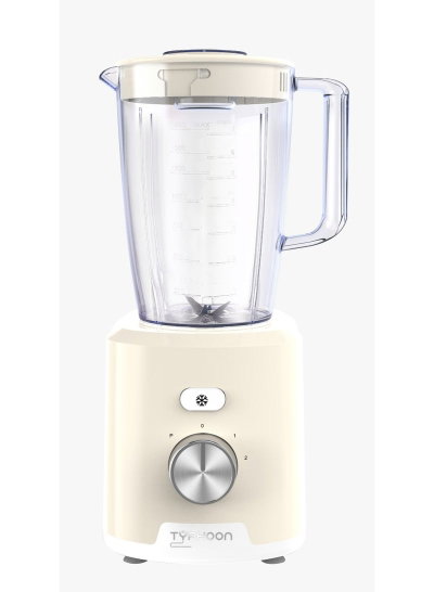 خلاط كهربائي و مطحنة تايفون، 650 واط، 1.8 لتر، TY-02-003 W - ابيض product image 2