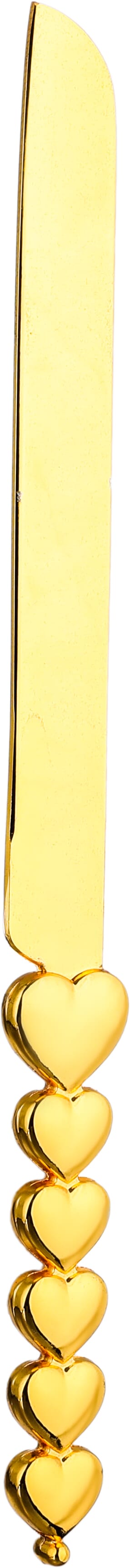 طقم ملاعق خدمة كيك استيل دانيا، 2 قطعة - ذهبي product image 2