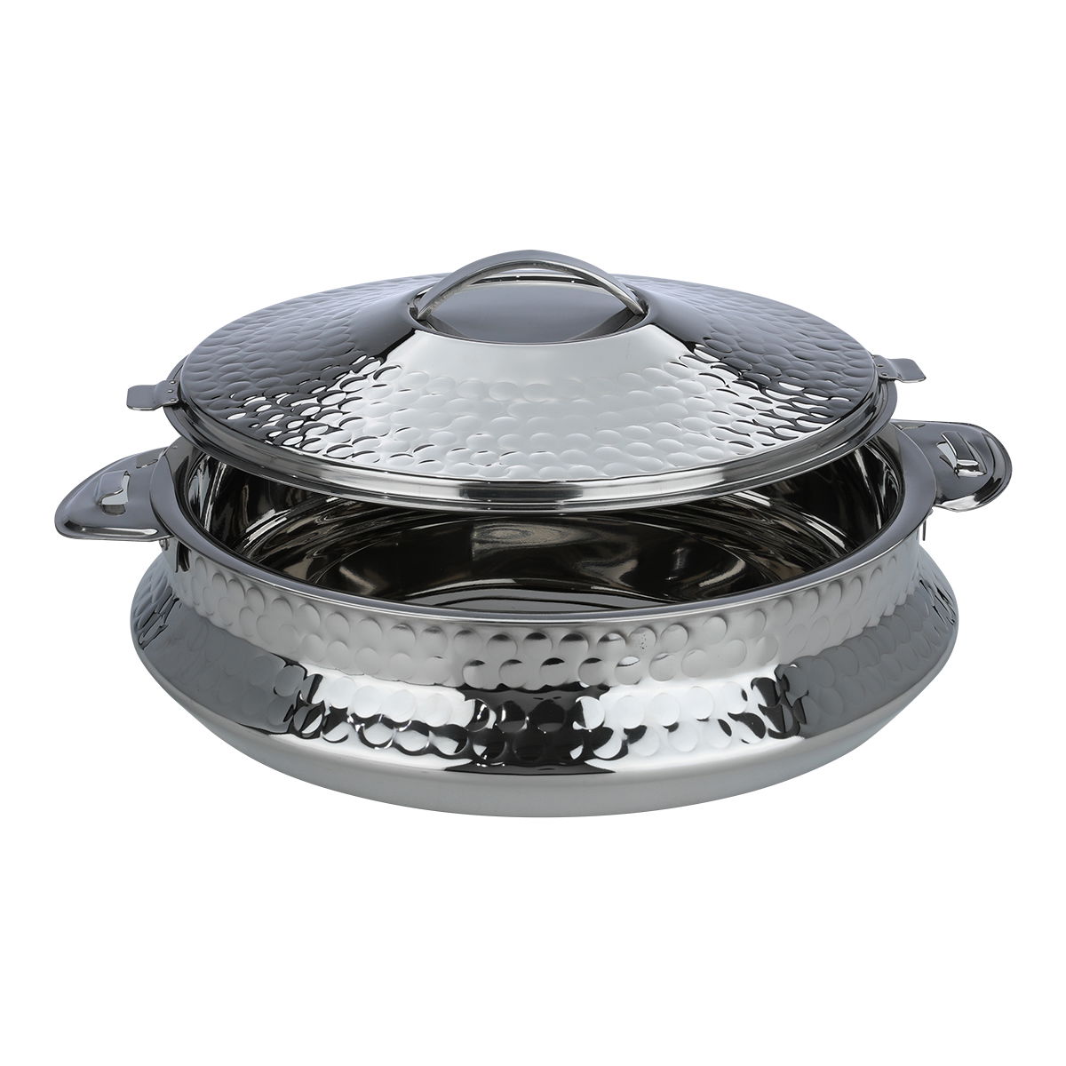 حافظة طعام استيل ماكسيما، 3 لتر، منقوشة - فضي product image 3