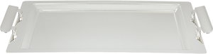Al Saif Gallery Stainless Steel Serving Tray, 43x18x1.7 cm, Rectangular - Silver product image 2