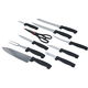 طقم تقطيع استيل السيف غاليري، 10 قطع - اسود product image 1