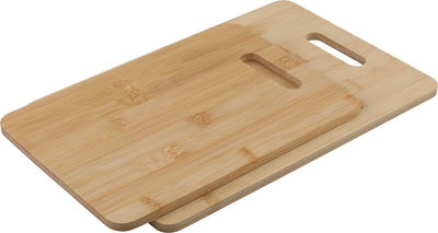 Excellent Houseware 2-Piece Wood Cutting Board Set - Light Wood product image 1