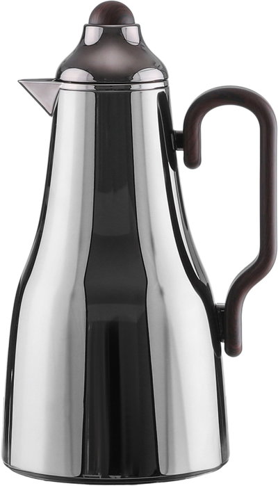 Al Saif Gallery Abq Thermos Set, 1/0.7 L, Glass Inner Material, Tufriya - Transparent Black product image 7