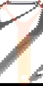 قشارة خضار استيل بلاستيك السيف غاليري، 15×7 سم يد خشب - طوبي product image 1