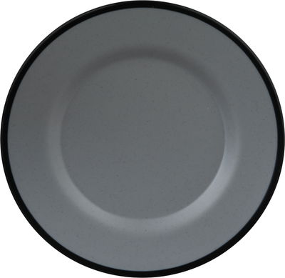 طقم سفرة ميلامين بن شيهون، 40 قطعة - رمادي اسود product image 4