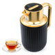 Everest Laura Thermos, 1 liter, glass inner shell, plastic outer shell - black gold product image 1