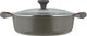 طقم قدور داي كاست الومنيوم روبوست، 9 قطع، غطاء زجاج، يد سيليكون - رمادي product image 9