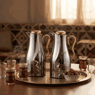 طقم ترامس حواء السيف غاليري، 0.7 / 1 لتر، قطعتين، حافظة داخلية زجاج حراري - أسود لامع product image 2