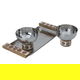 Al Saif Gallery Steel Yogurt Set, 47.5x16x9.5 cm, Base - Silver product image 2