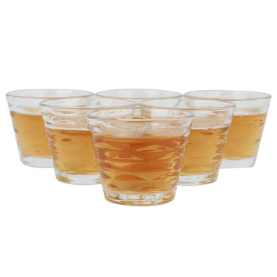 طقم فناجين قهوة عربي زجاج السيف غاليري، 6 قطع - شفاف product image 1