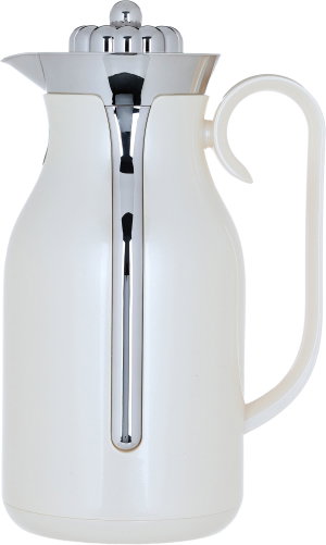 Timeless Rayana Thermos, 1 liter, thermal glass inner container, plastic outer shell - pearl product image 2