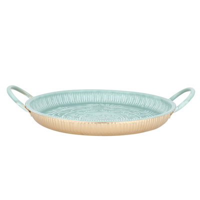 طوفرية تقديم استيل السيف غاليري، 36x36x5 سم - اخضر product image 2
